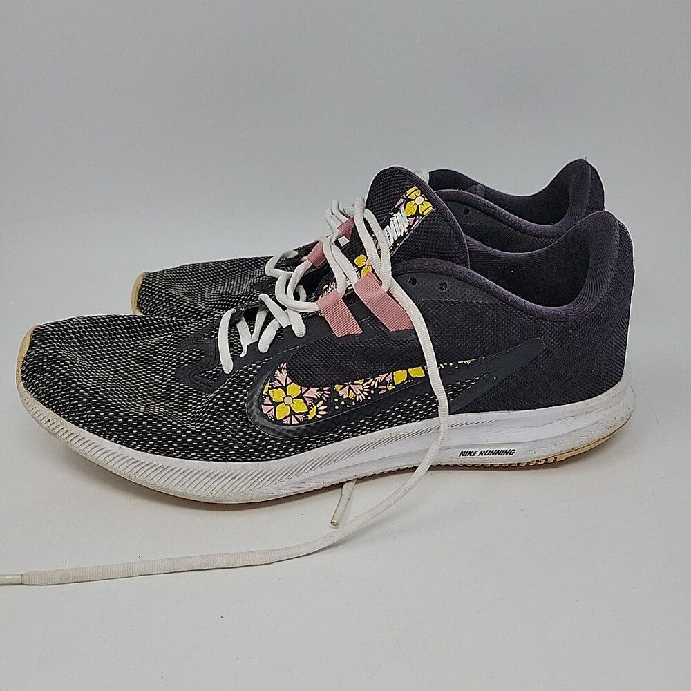 Nike Downshifter 9 Womens Size 11 Floral Athletic Running Shoes Sneakers